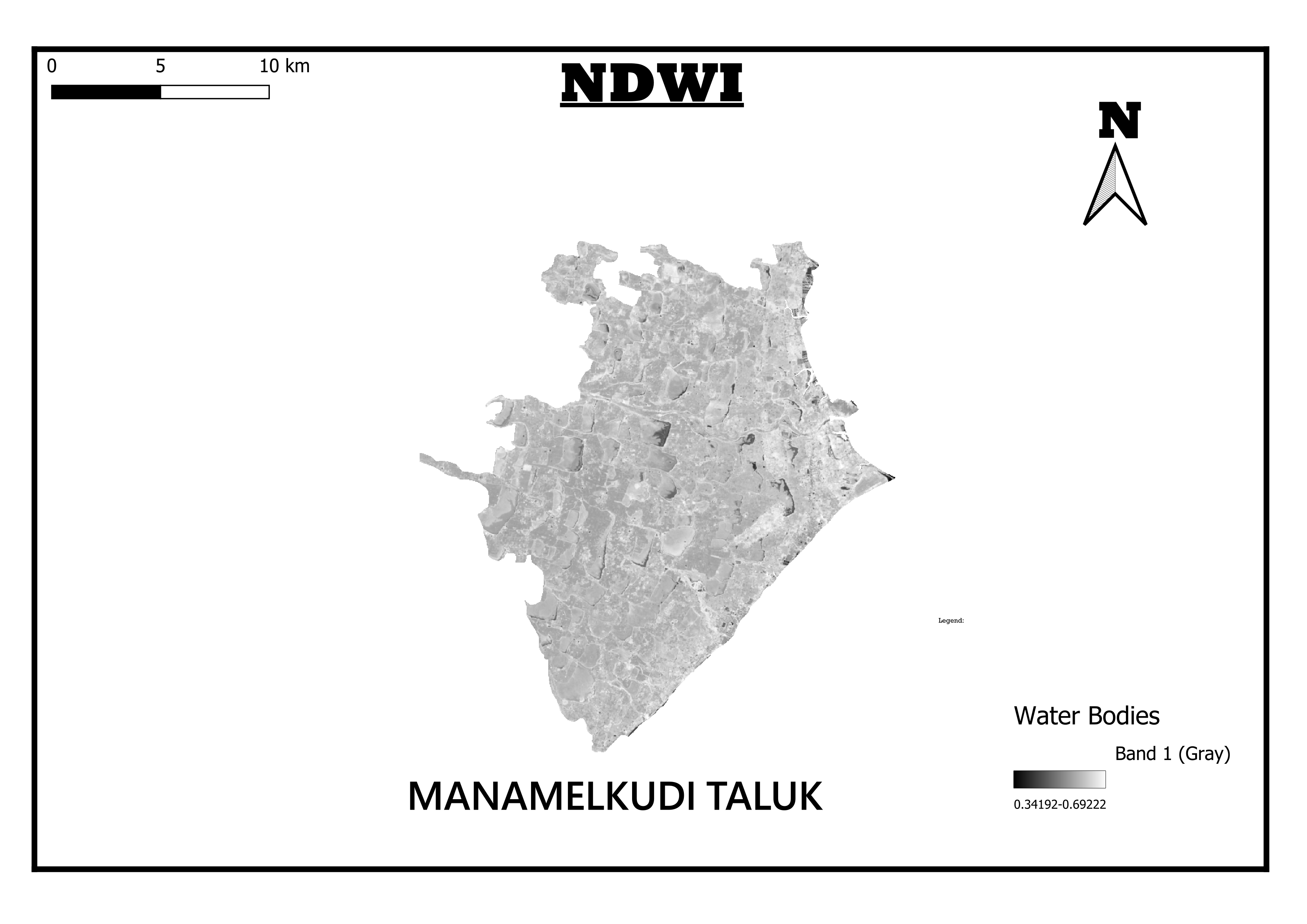 NDWI GIS Map